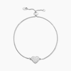 Histoire d'Or Bracelet Argent Blanc Annice Oxydes De Zirconium Sale