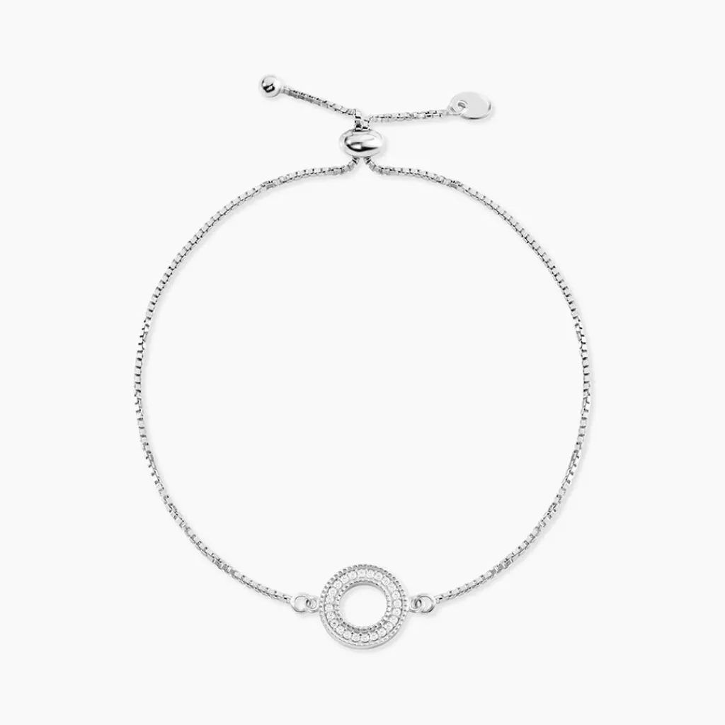 Histoire d'Or Bracelet Argent Blanc Anrai Oxydes De Zirconium Sale