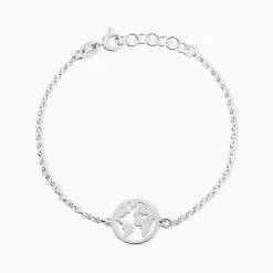 Histoire d'Or Bracelet Argent Blanc Colombina Discount
