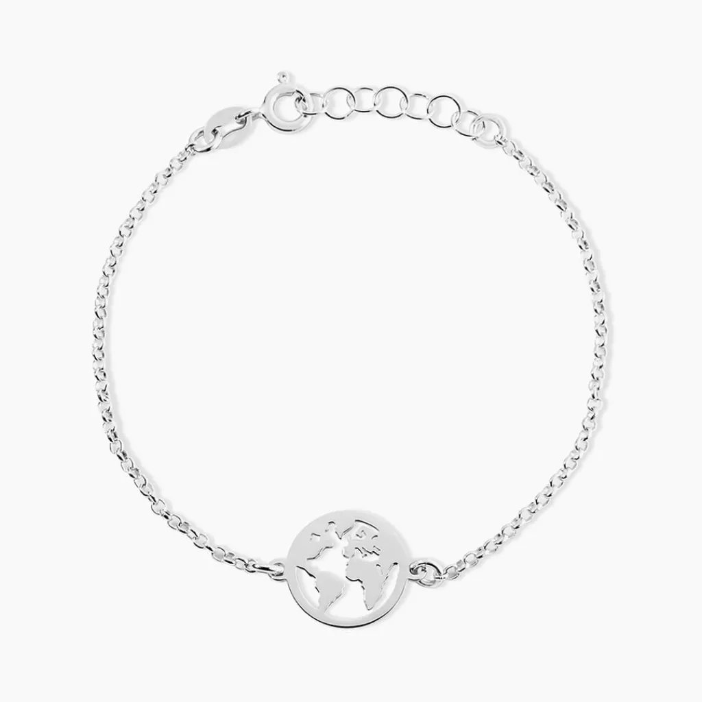 Histoire d'Or Bracelet Argent Blanc Colombina Discount
