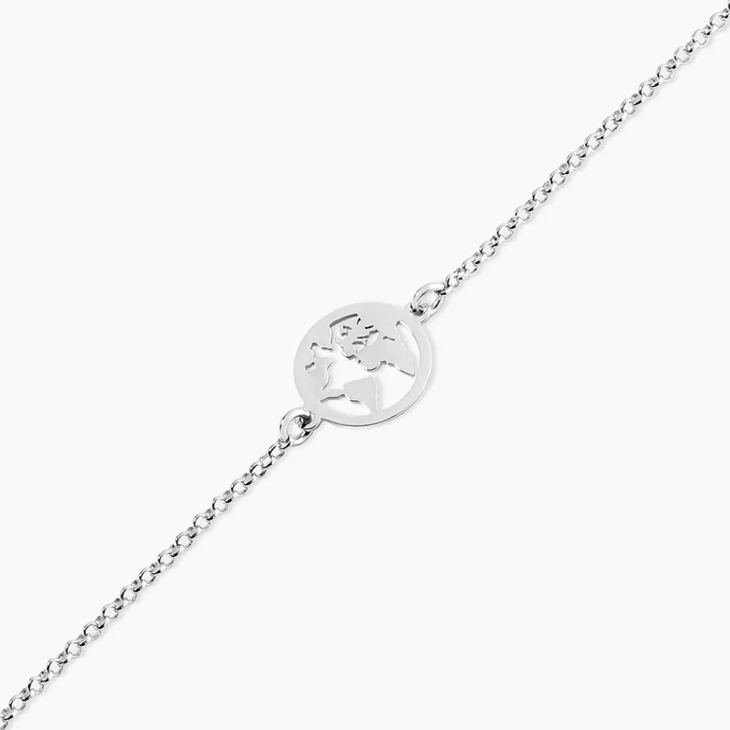 Histoire d'Or Bracelet Argent Blanc Colombina Discount