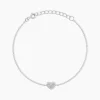 Histoire d'Or Bracelet Argent Blanc Deep In Love Oxyde De Zirconium Outlet