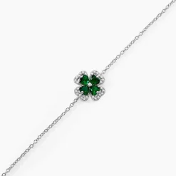 Histoire d'Or Bracelet Argent Blanc Deryn Verre Oxydes De Zirconium New