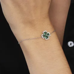 Histoire d'Or Bracelet Argent Blanc Deryn Verre Oxydes De Zirconium New