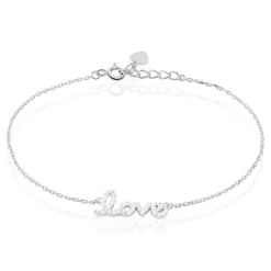 Histoire d'Or Bracelet Argent Blanc Elly Oxyde De Zirconium