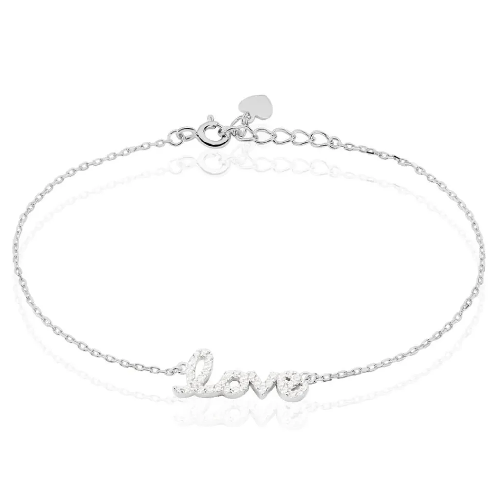 Histoire d'Or Bracelet Argent Blanc Elly Oxyde De Zirconium