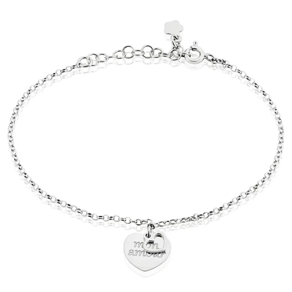 Histoire d'Or Bracelet Argent Blanc Euthalia Hot