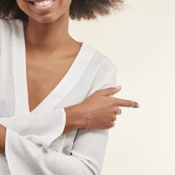 Histoire d'Or Bracelet Argent Blanc Gyoso New