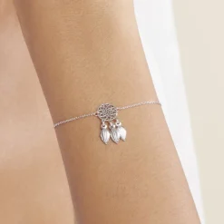 Histoire d'Or Bracelet Argent Blanc Ida Sale