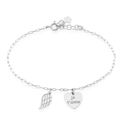 Histoire d'Or Bracelet Argent Blanc Laios Online
