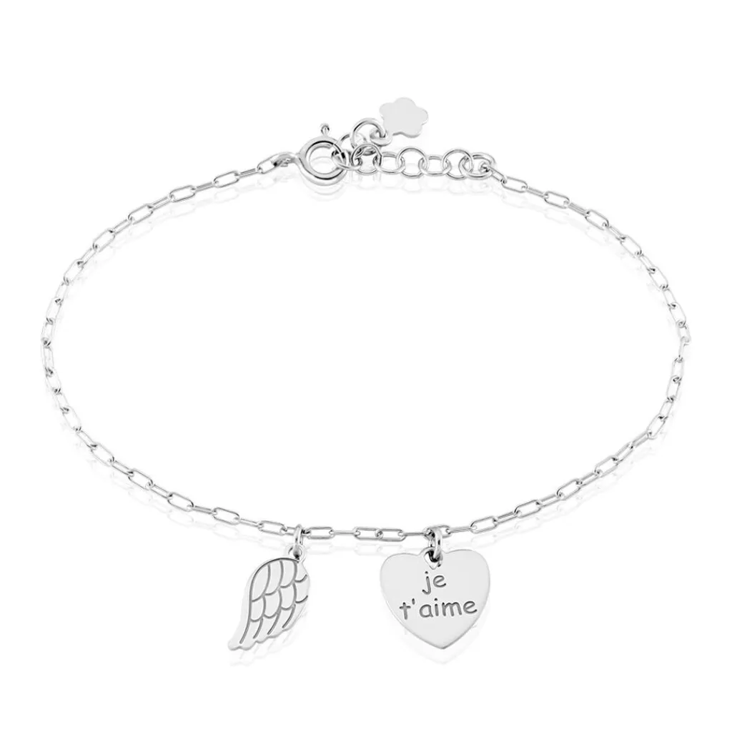 Histoire d'Or Bracelet Argent Blanc Laios Online