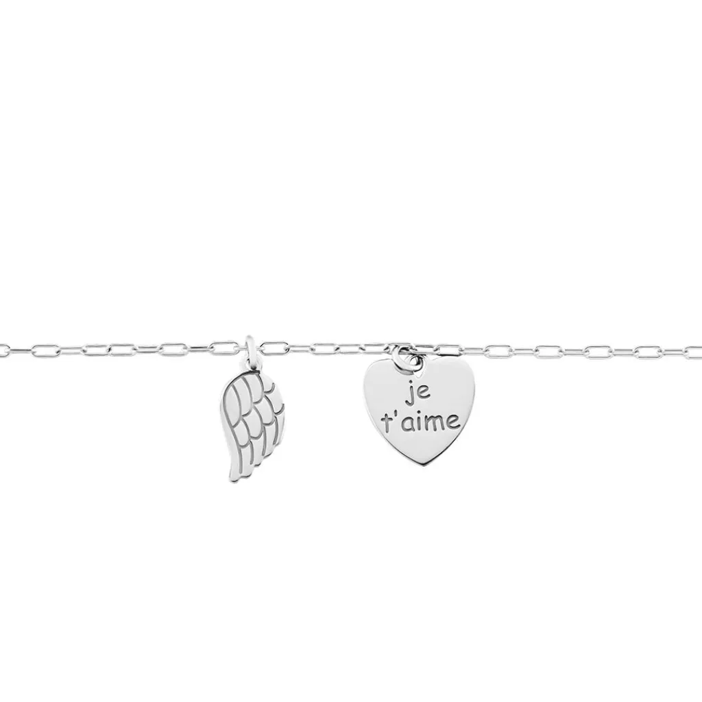 Histoire d'Or Bracelet Argent Blanc Laios Online
