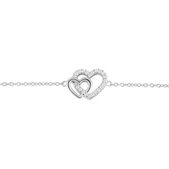 Histoire d'Or Bracelet Argent Blanc Marina Oxydes De Zirconium Outlet