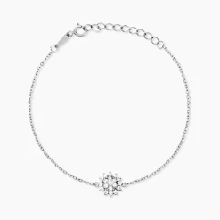 Histoire d'Or Bracelet Argent Blanc Maximille Oxydes De Zirconium Outlet