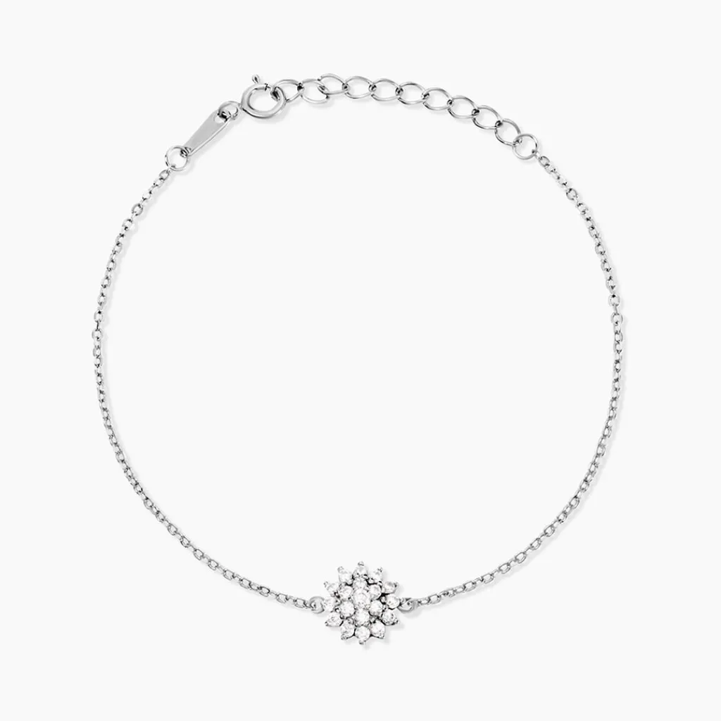 Histoire d'Or Bracelet Argent Blanc Maximille Oxydes De Zirconium Outlet