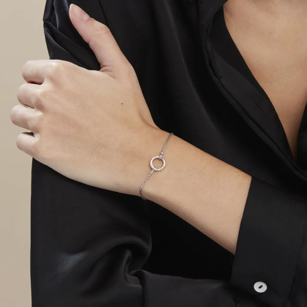 Histoire d'Or Bracelet Argent Blanc Melia Discount