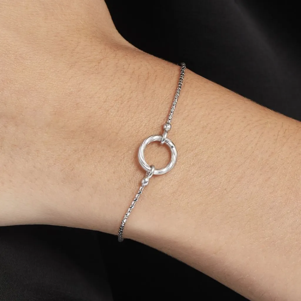 Histoire d'Or Bracelet Argent Blanc Melia Discount