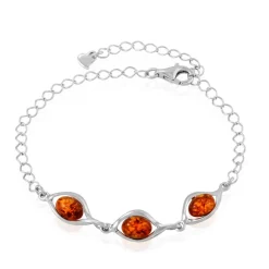 Histoire d'Or Bracelet Argent Blanc Mounyaae Ambre Discount