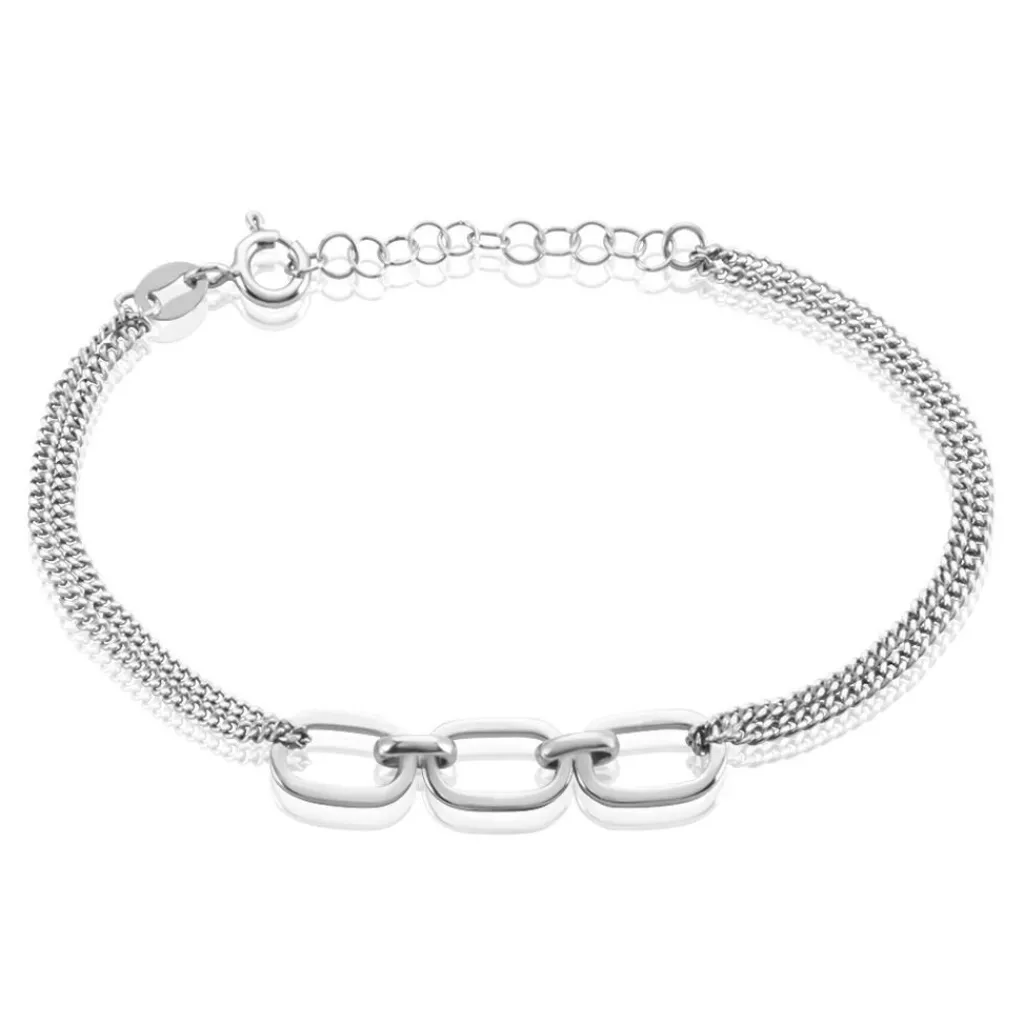 Histoire d'Or Bracelet Argent Blanc Nos Outlet