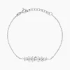 Histoire d'Or Bracelet Argent Blanc Precieux Flocon Oxyde De Zirconium Best