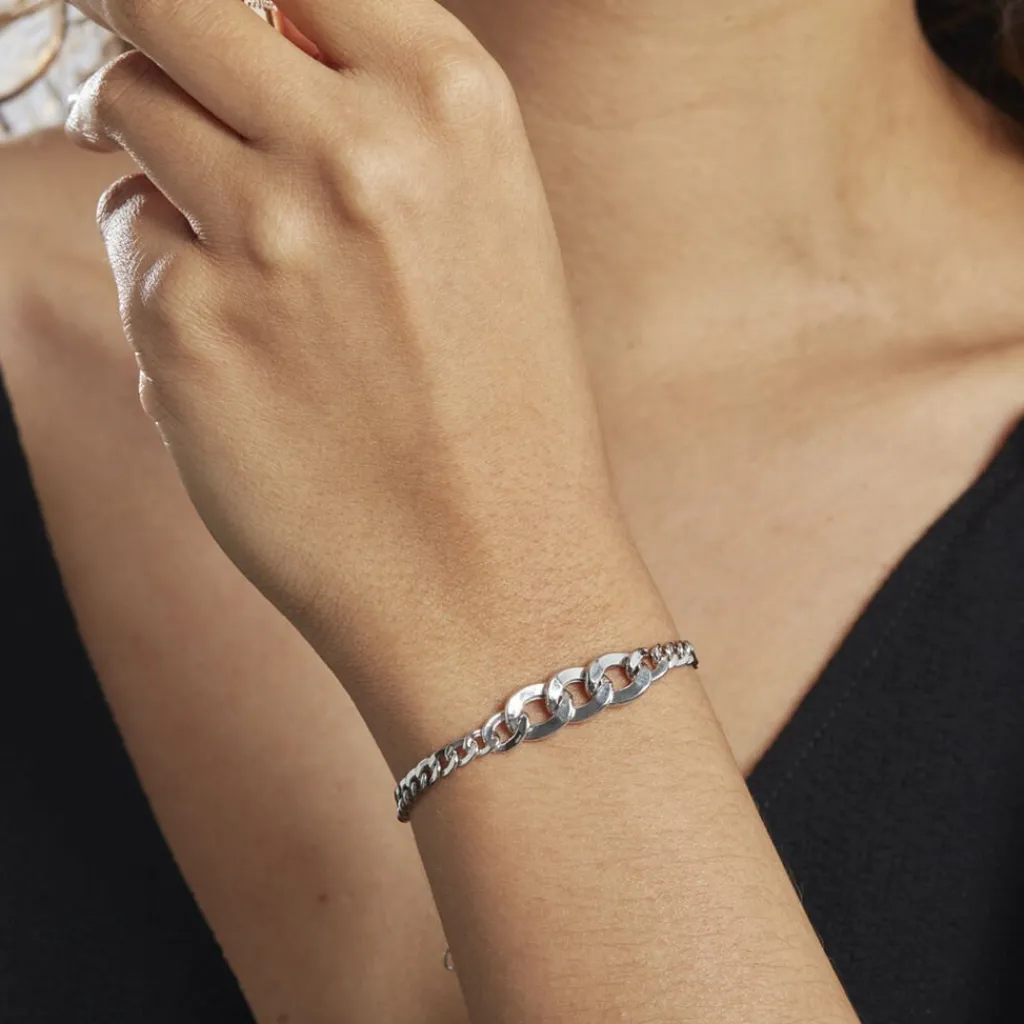 Histoire d'Or Bracelet Argent Blanc Quintila
