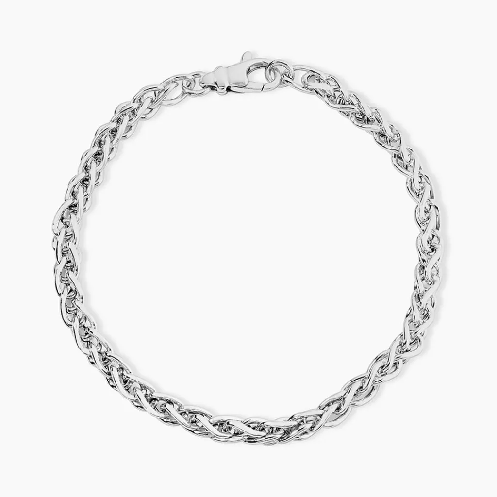 Histoire d'Or Bracelet Argent Blanc Savanne New