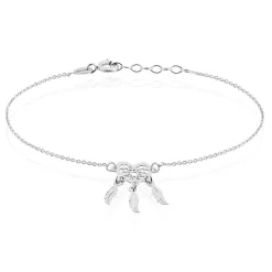 Histoire d'Or Bracelet Argent Blanc Sebastina Outlet