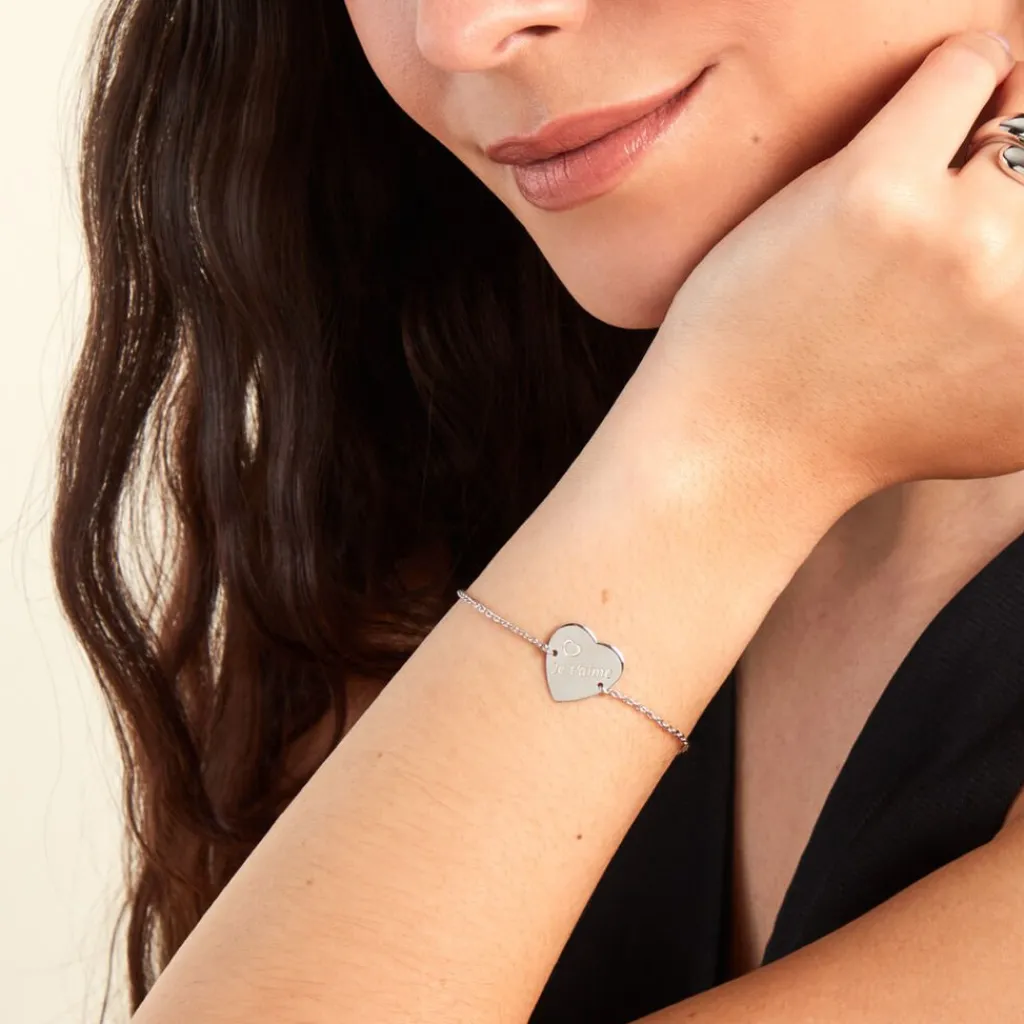 Histoire d'Or Bracelet Argent Blanc Sharla Best