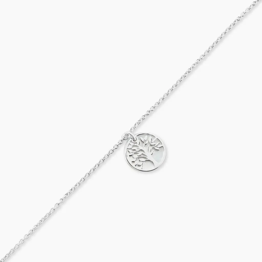 Histoire d'Or Bracelet Argent Blanc Sofee Nacre