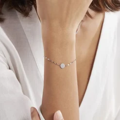 Histoire d'Or Bracelet Argent Blanc Turin Oxydes De Zirconium