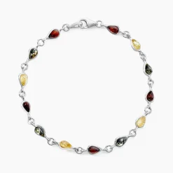 Histoire d'Or Bracelet Argent Blanc Weronika Ambre Discount