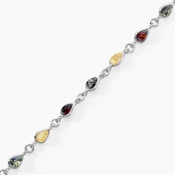 Histoire d'Or Bracelet Argent Blanc Weronika Ambre Discount