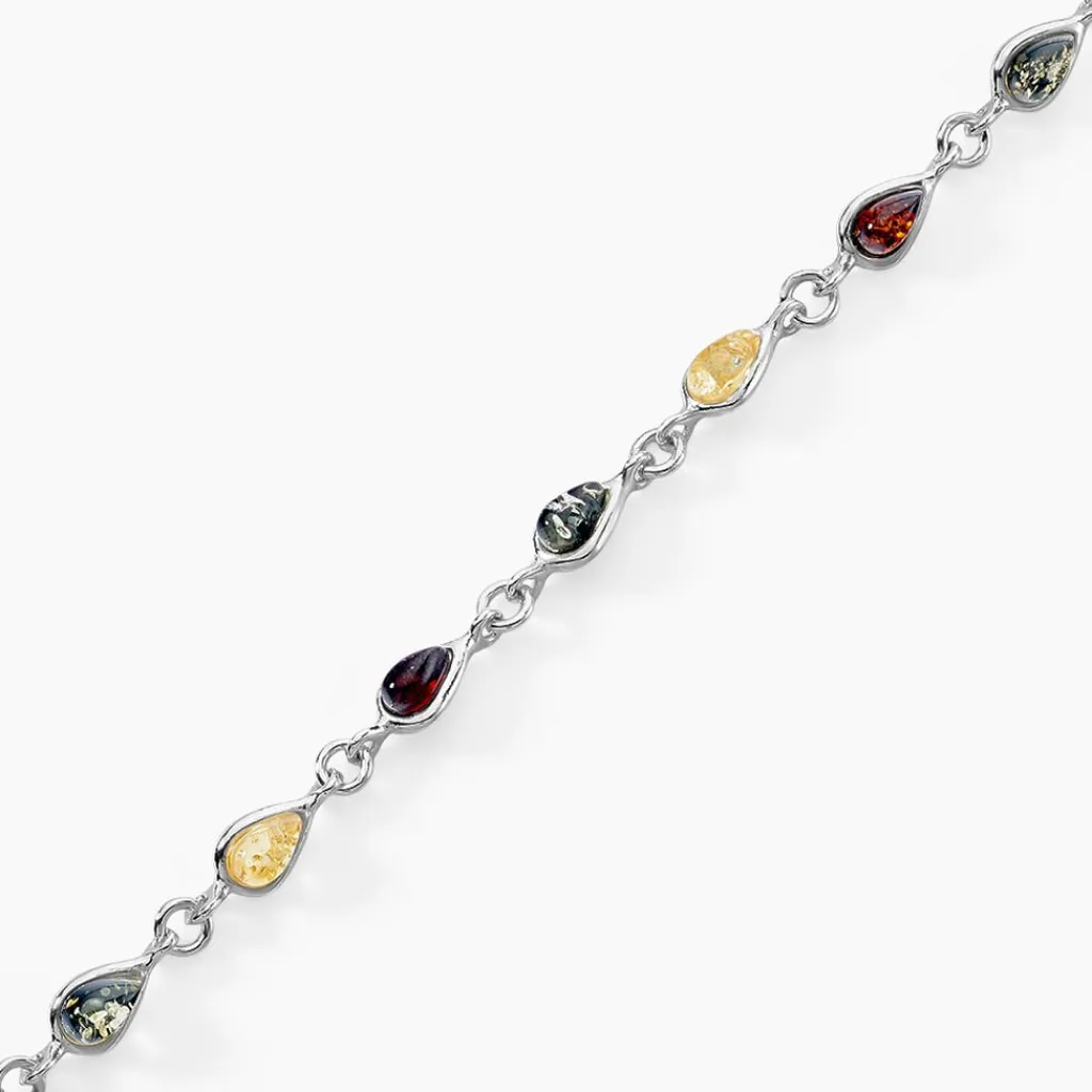 Histoire d'Or Bracelet Argent Blanc Weronika Ambre Discount