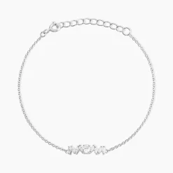 Histoire d'Or Bracelet Argent Blanc Winter Sweetness Oxyde De Zirconium Best