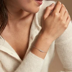 Histoire d'Or Bracelet Argent Blanc Winter Sweetness Oxyde De Zirconium Best