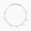 Histoire d'Or Bracelet Argent Collie Argent Blanc Oxyde Hot