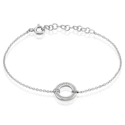 Histoire d'Or Bracelet Argent Diogo Oxydes De Zirconium Best