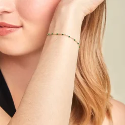 Histoire d'Or Bracelet Argent Dore Polka argent jaune Hot