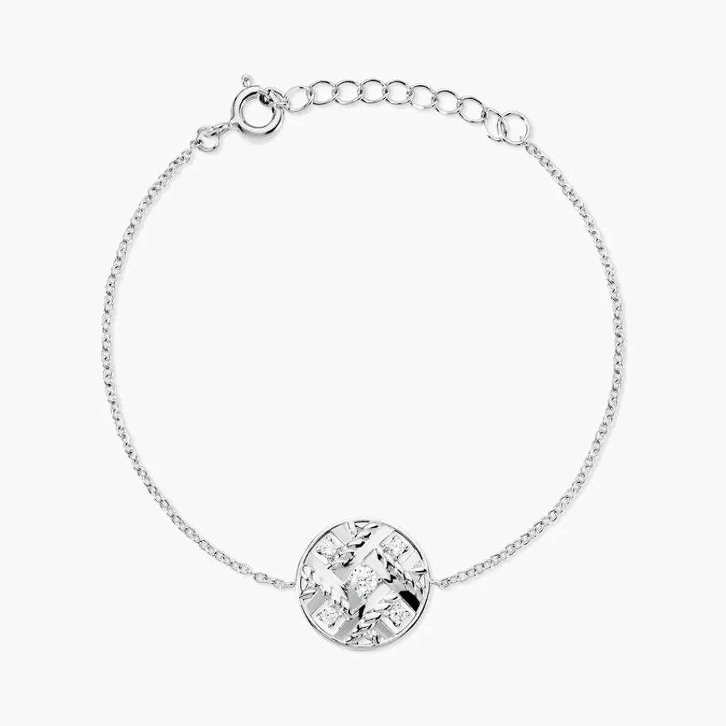 Histoire d'Or Bracelet Argent Herbert Oxydes De Zirconium Discount