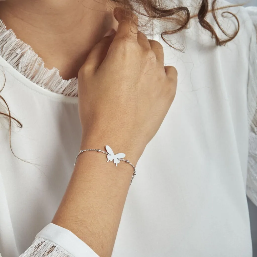 Histoire d'Or Bracelet Argent Lauree