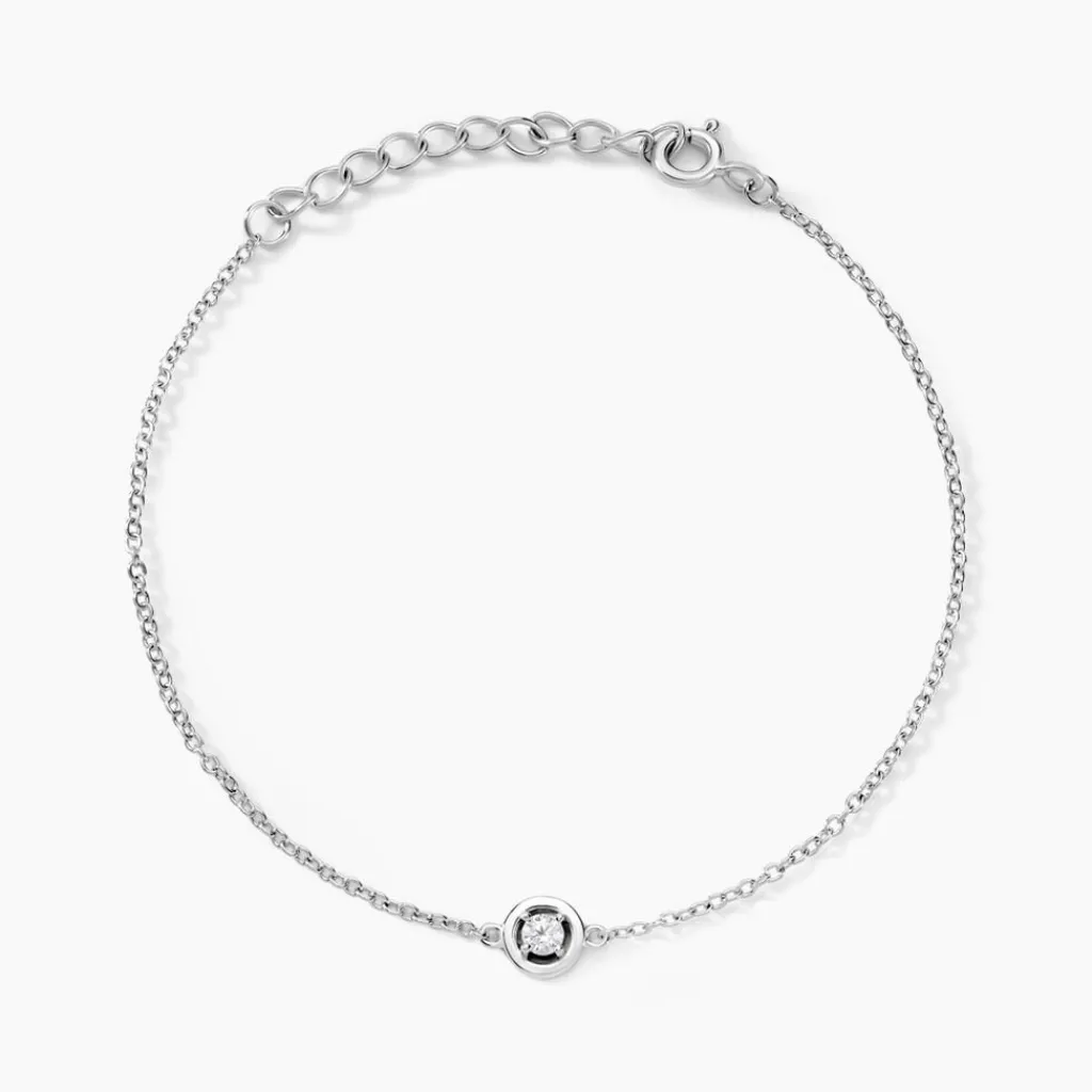 Histoire d'Or Bracelet Argent Laureto Oxydes De Zirconium Best