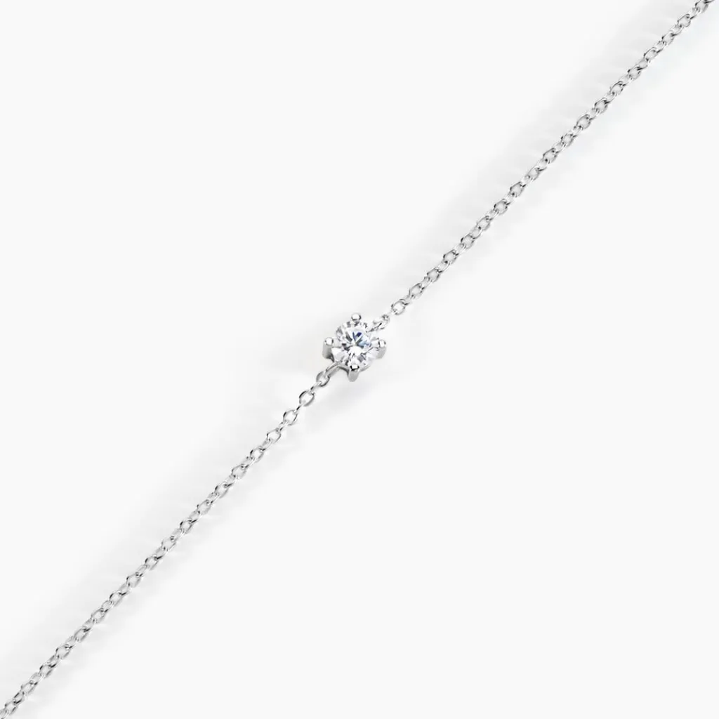 Histoire d'Or Bracelet Argent Lylwenn Oxydes De Zirconium argent blanc oxyde Online