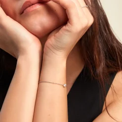 Histoire d'Or Bracelet Argent Lylwenn Oxydes De Zirconium argent blanc oxyde Online