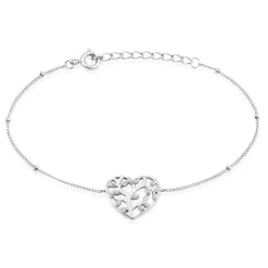 Histoire d'Or Bracelet Argent Rechef Oxydes De Zirconium Best