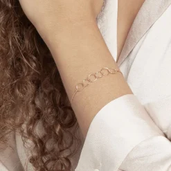 Histoire d'Or Bracelet Bulle argent rose Clearance