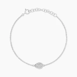 Histoire d'Or Bracelet Argent Tricoria Oxydes De Zirconium Best