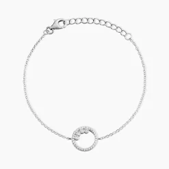 Histoire d'Or Bracelet Argent Ursine Oxydes De Zirconium New