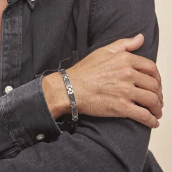 Histoire d'Or Bracelet Arnaud Acier Blanc Outlet