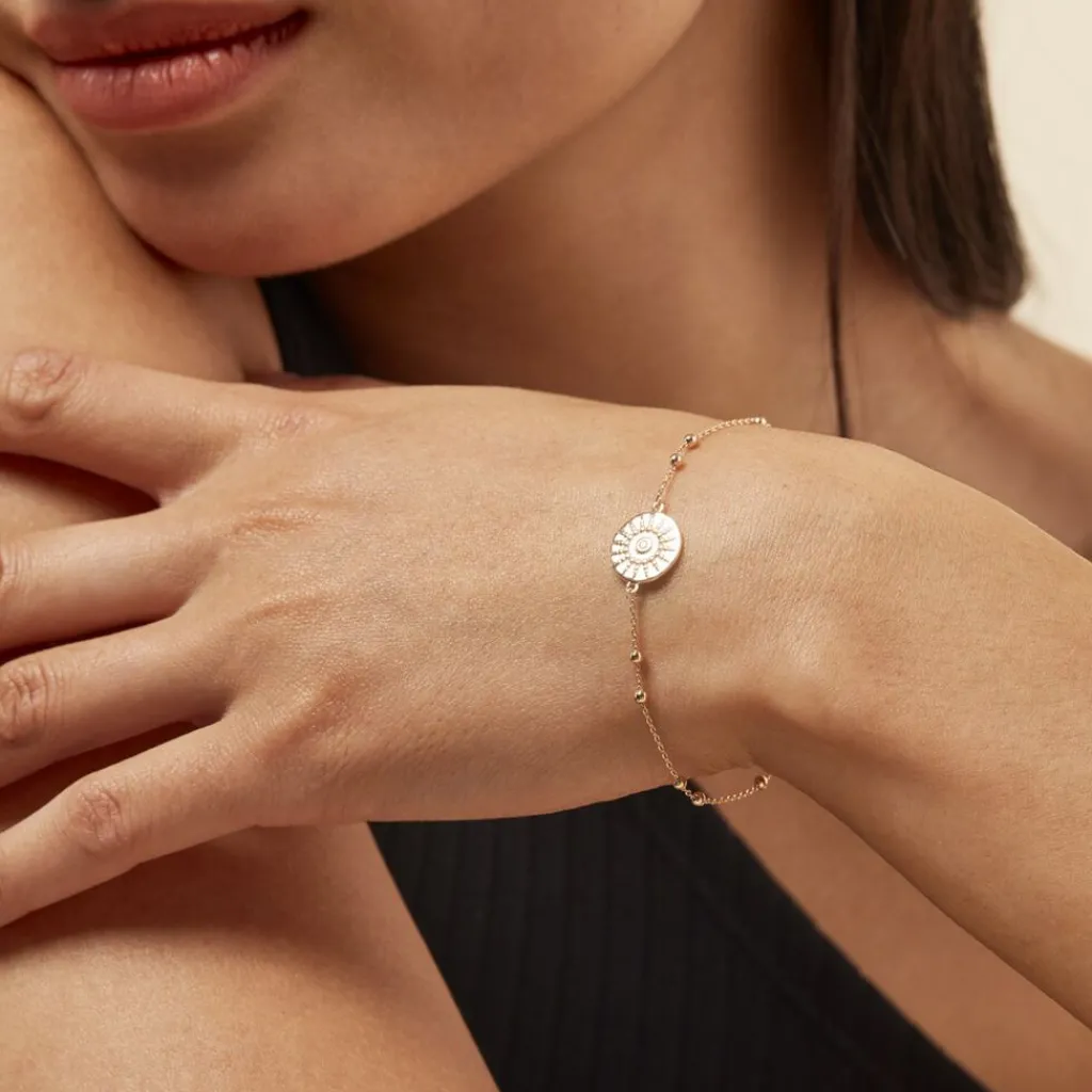 Histoire d'Or Bracelet Artea Plaqué Or Jaune Oxyde De Zirconium Hot