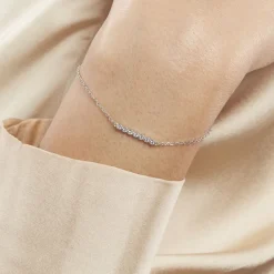 Histoire d'Or Bracelet Aryles De Zirconium argent blanc oxyde New